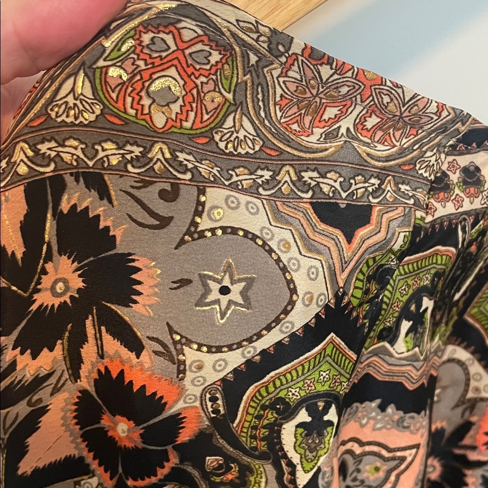 Patterned Kimono Duster - image 2